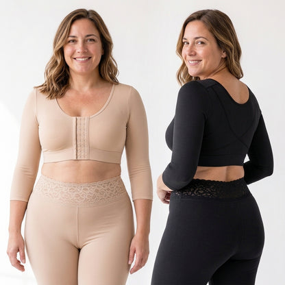 Brasier con mangas que estiliza tus brazos